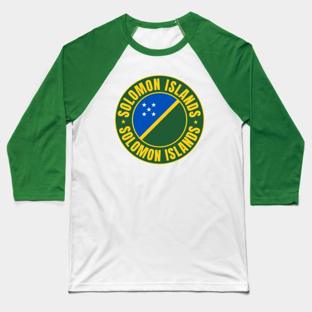 Solomon Islands Baseball T-Shirt by footballomatic